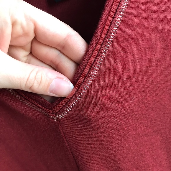 WHBM Rust layering short sleeve top XS - Picture 6 of 7